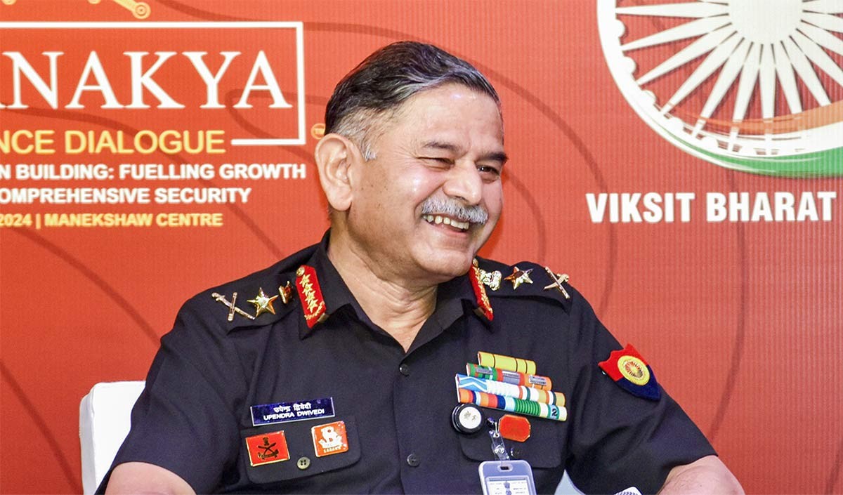 army chief general upendra dwivedi statement on pakistani terrorism