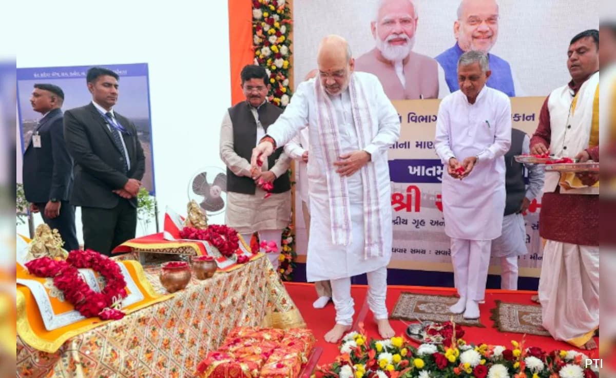 Amit Shah Inaugurates Development Projects Worth Rs 241 Crore In Gujarat