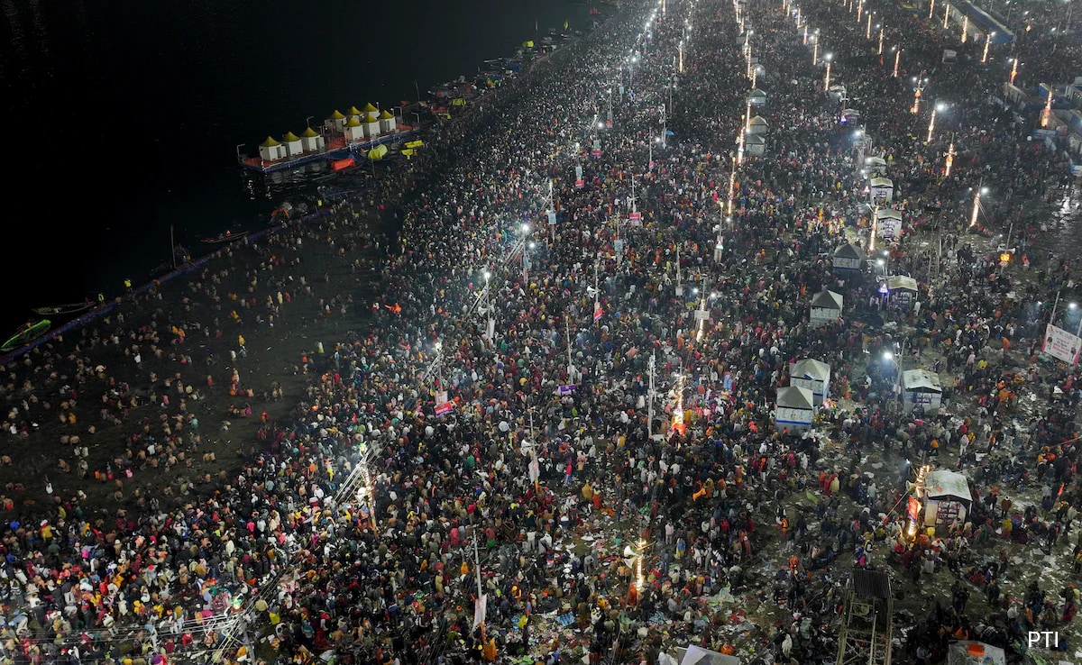 Over 57 Million Devotees Take Holy Dip at Sangam in Maha Kumbh on Mauni Amavasya