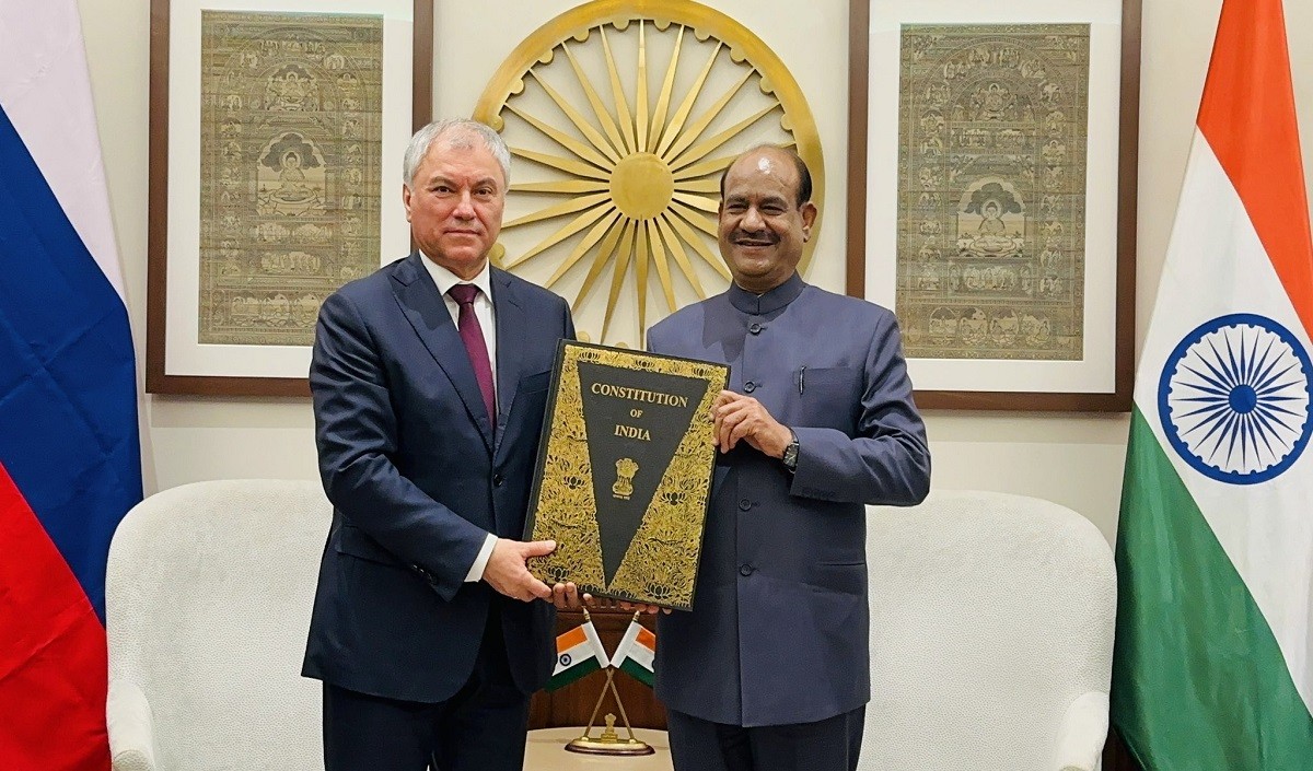 Russian Parliamentary Delegation Met Lok Sabha Speaker